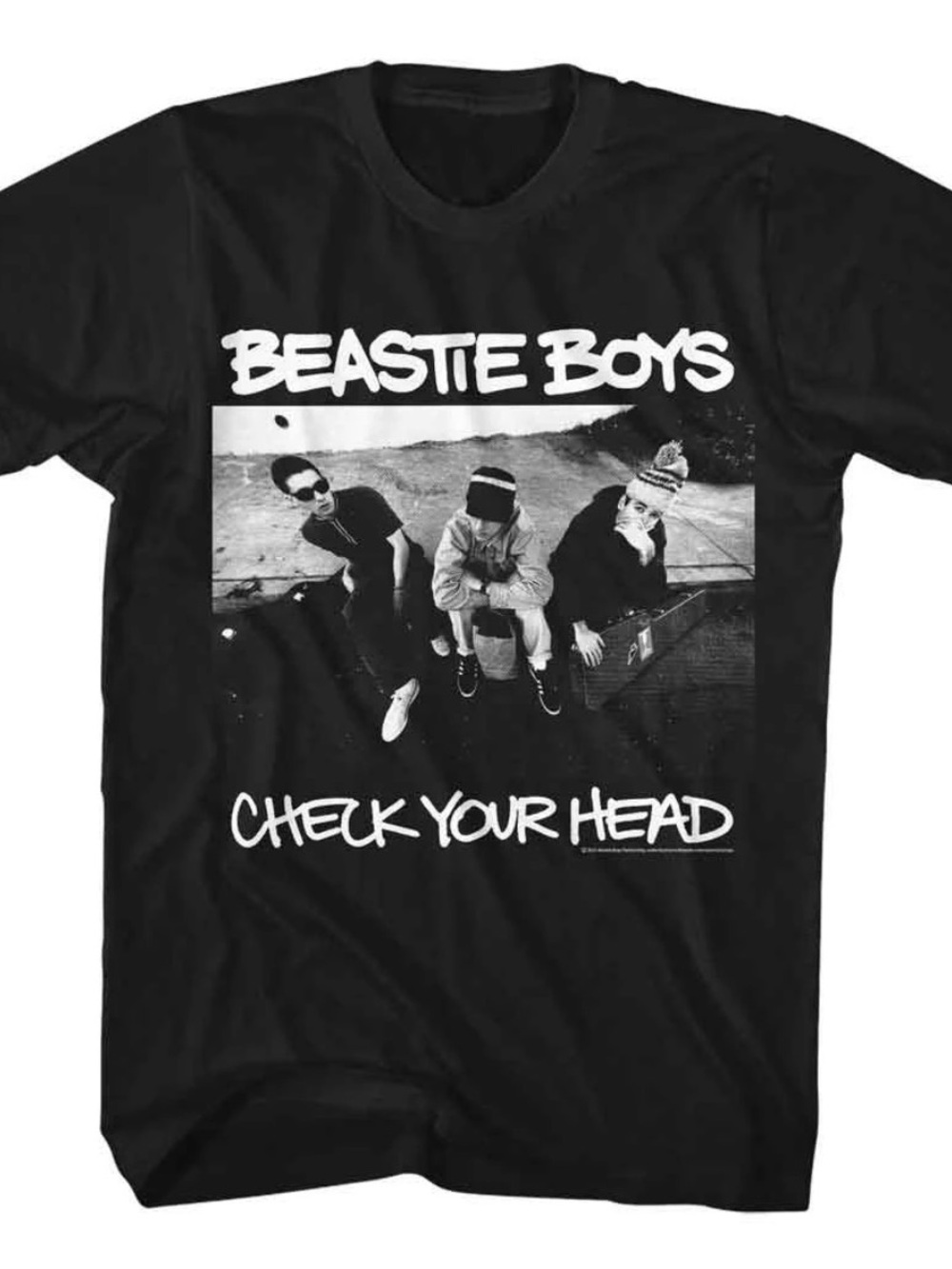 Beastie Boys Check Your Head Album Cover Black T-Shirt Size Large 2016
